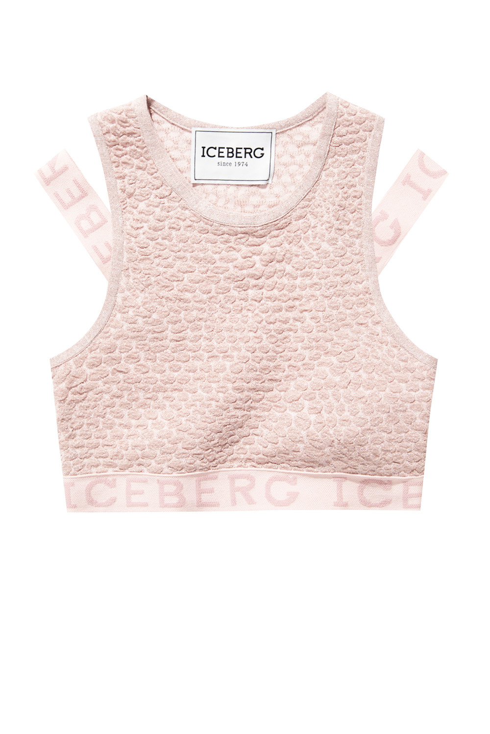 Iceberg Cropped top with logo